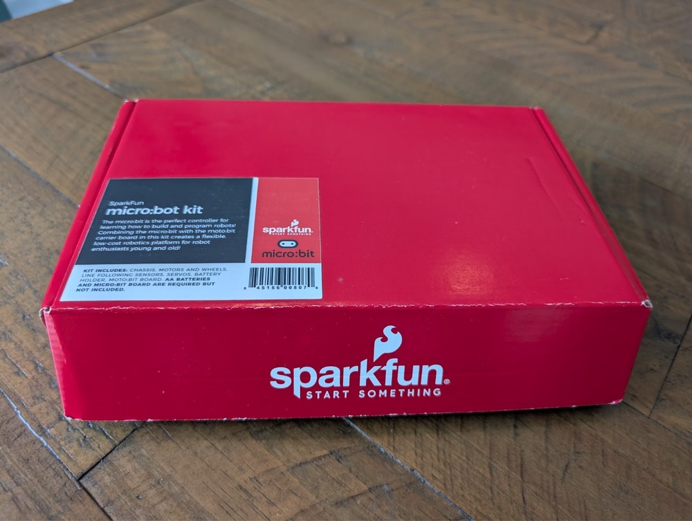 sparkfun micro:bot kit - Robotics Starter Kit (Box Opened, Never Used)