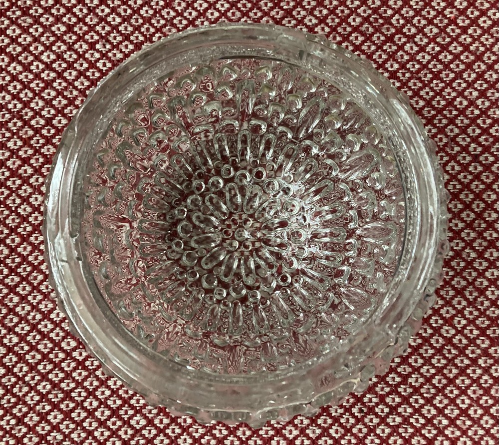 Vintage Domed Plafon Flush Mount Ceiling Light-Bubble Glass-20cm Diameter