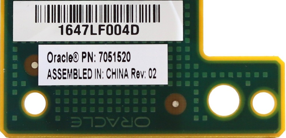 Oracle X5-4 Rear Input/Output Server Board P/N: 7051520 Tested Working