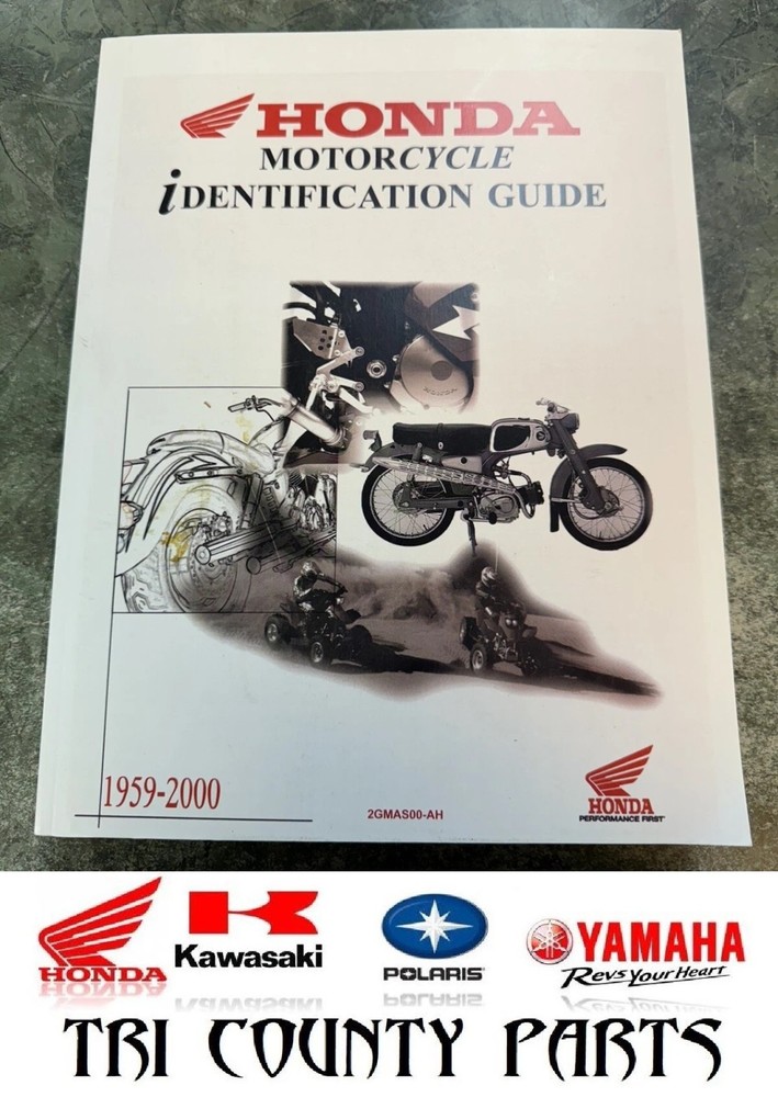 1959-2000 Honda Motorcycle Identification Reference Guide OEM 2GMAS00AH