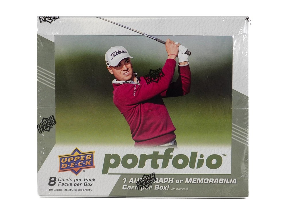 2024 UPPER DECK PORTFOLIO GOLF HOBBY BOX