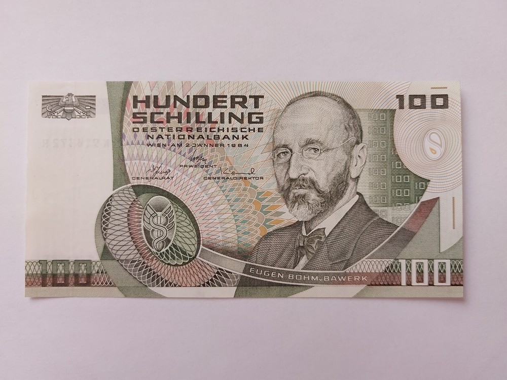 1985 Austria 100 scellini UNC