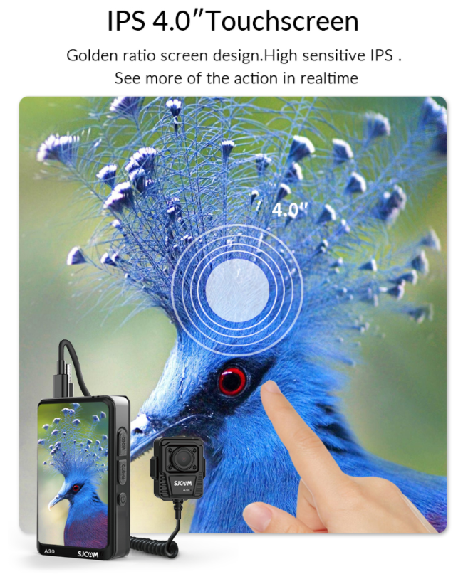 SJCAM A30 Policy Security Construction Body Camera