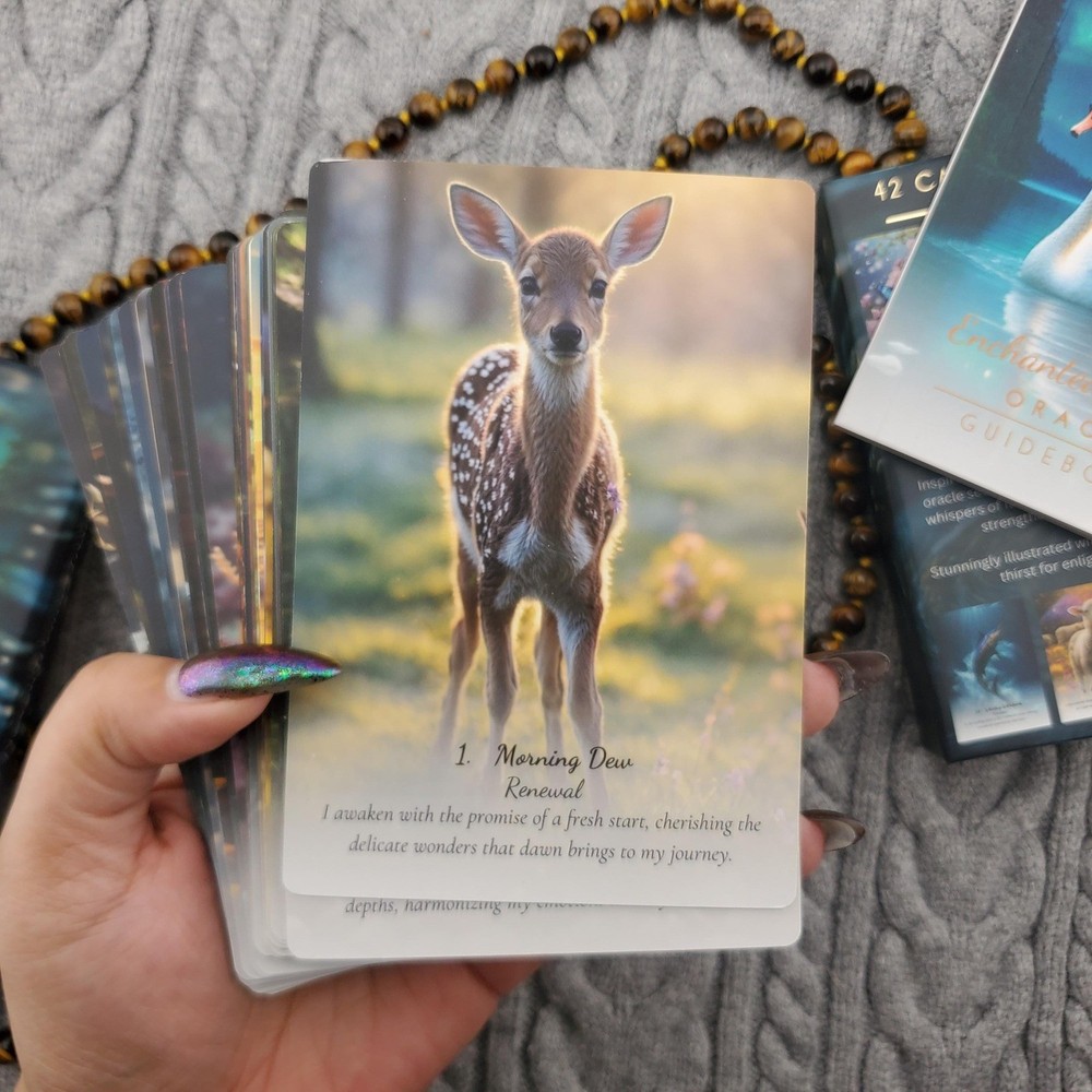 Enchanted Waters Oracle 42 Card Oracle Deck USED