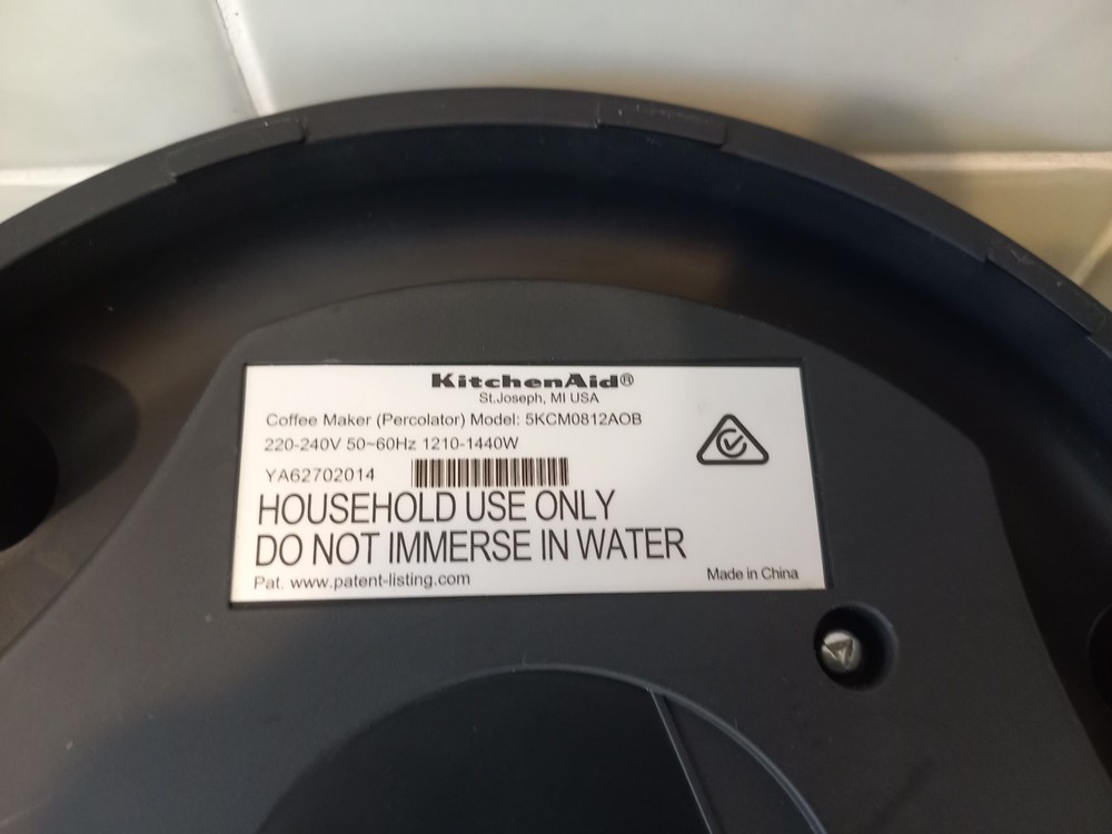 KitchenAid Coffee Maker Percolator Replacement Power Base Only - 5KCM0812AOB