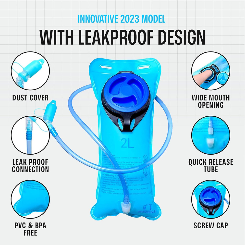 Sojourner Hydration Pack, Hydration Backpack - Water Backpack with 2L Hydration