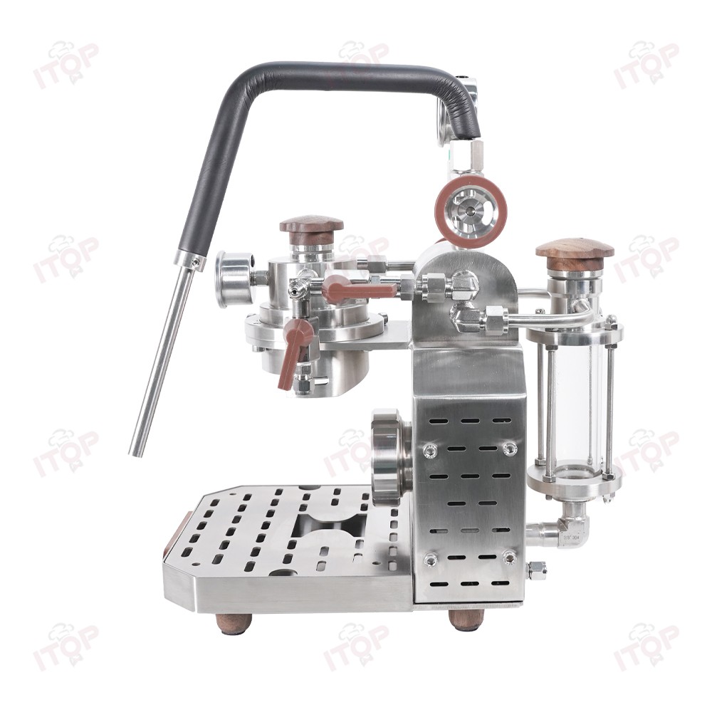 Pneumatic Coffee Maker 12 Bar Espresso Making Variable Pressure With PID