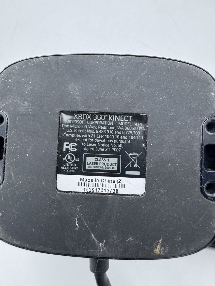 Microsoft Xbox 360 Kinect Sensor Bar Model 1414 Black Tested & Working OEM