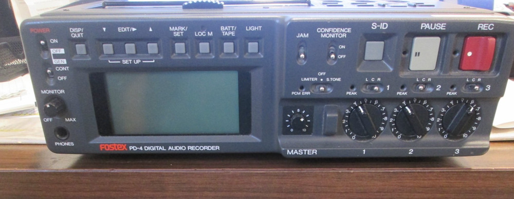 Fostex PD-4 Digital Audio Recorder Excellent shape