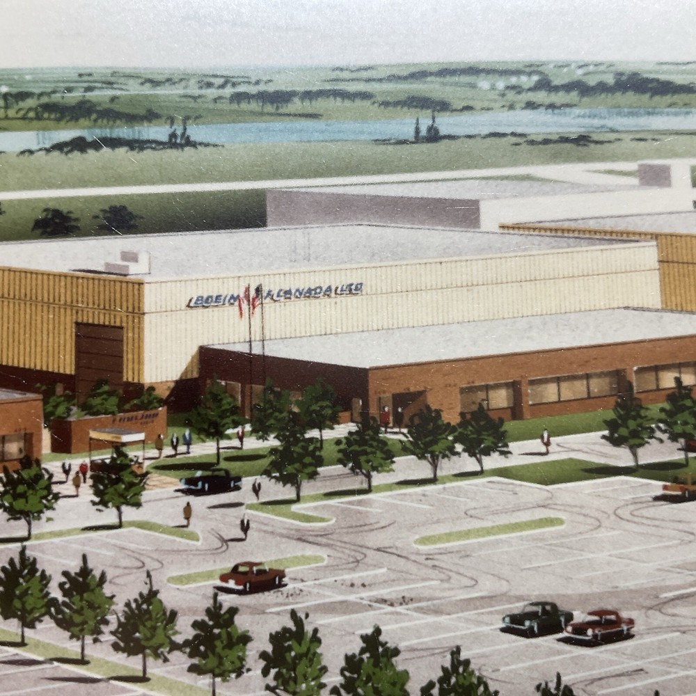 SITE DEVELOPMENT BOEING OF CANADA - ARNPRIOR DIVISION - FRAMED ENGINEERING PRINT