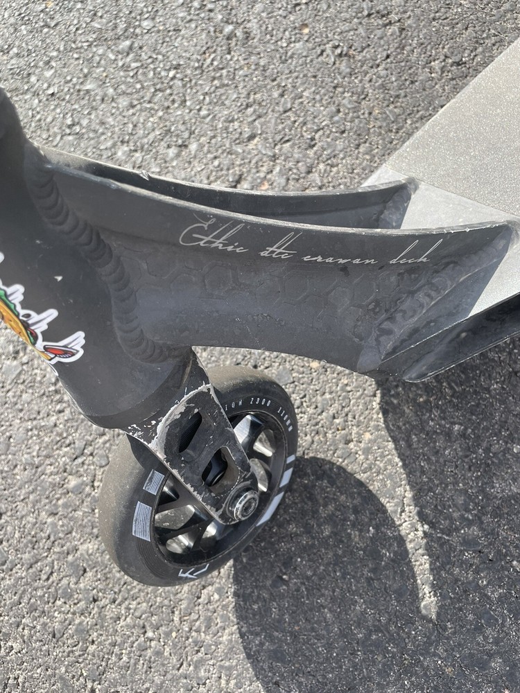Custom Pro Street Scooter Ethic Base and Root ti bars clean and smooth
