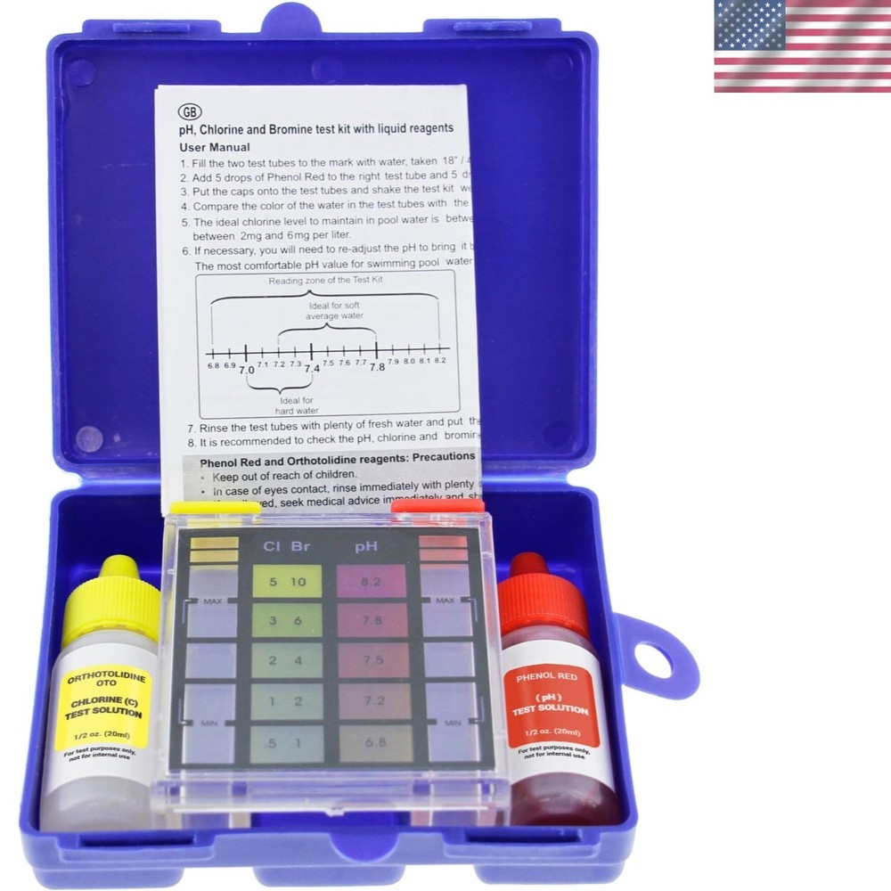 Professional 3-Way  Kit for Pool & Spa - pH, Chlorine and Bromine Assessment