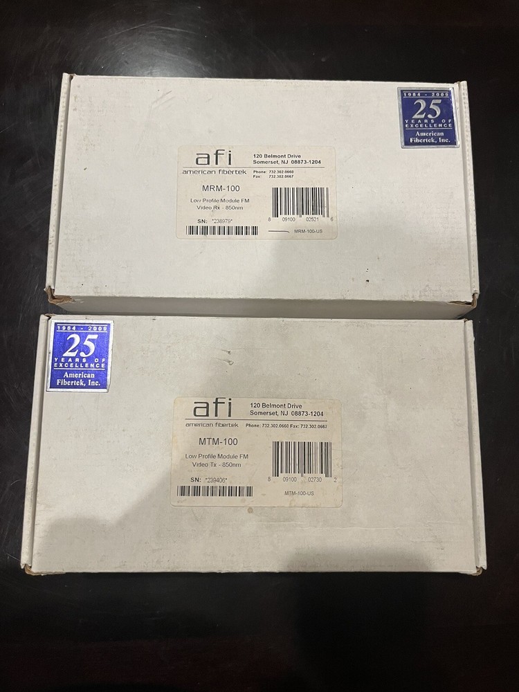 AFI FM Video Transceiver MTM-100 And Receiver MRM-100