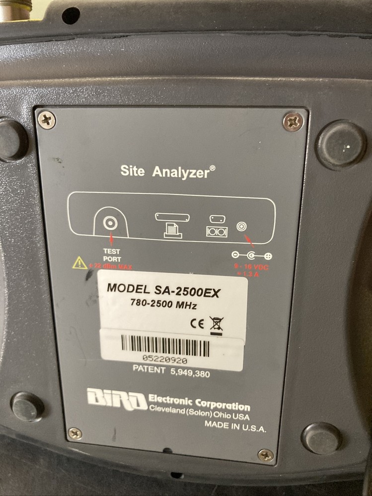 Bird Site Analyzer Model SA-2500EX 780-2500 MHz