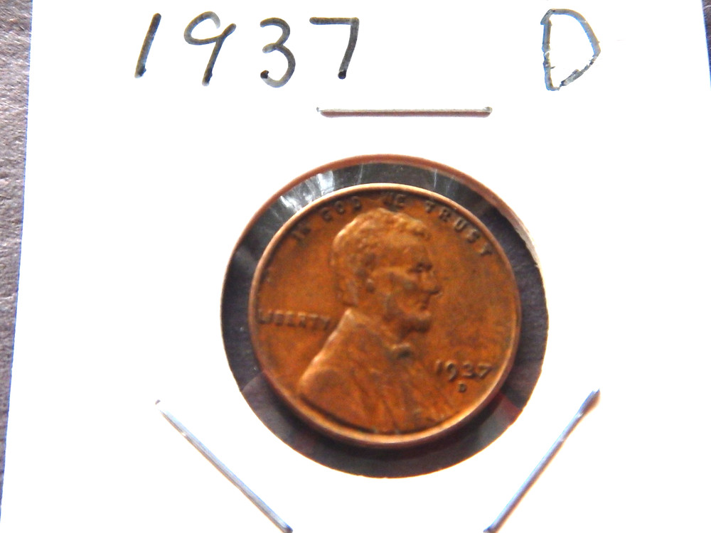 1937 (D) Lincoln Penny