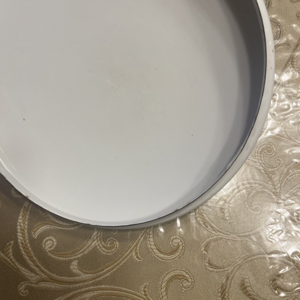 While Enameled Pot Lid 8.5”
