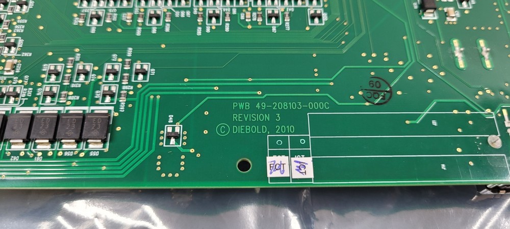 Diebold CCA DISPENSER CONTROLLER PN: 49-208102-003M, 49208102003M