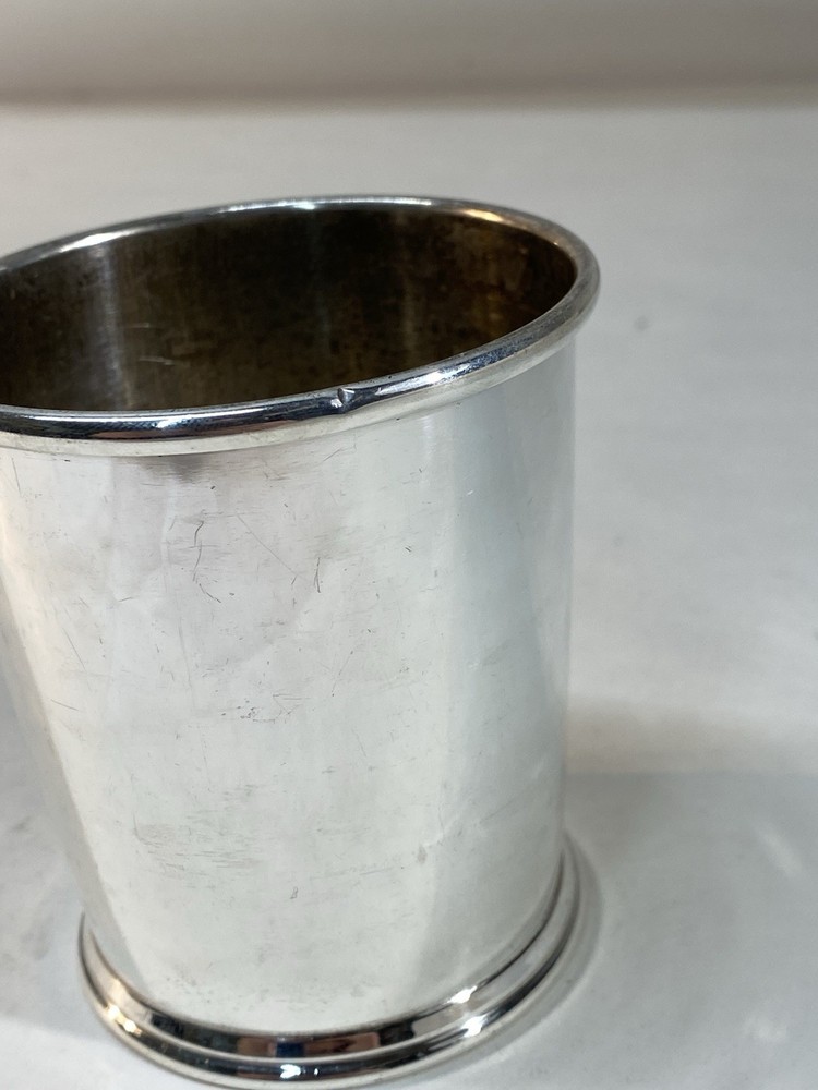 Large 3.75 Inch Solid Sterling Silver Mint Julip Cup 109.8g *NICE*