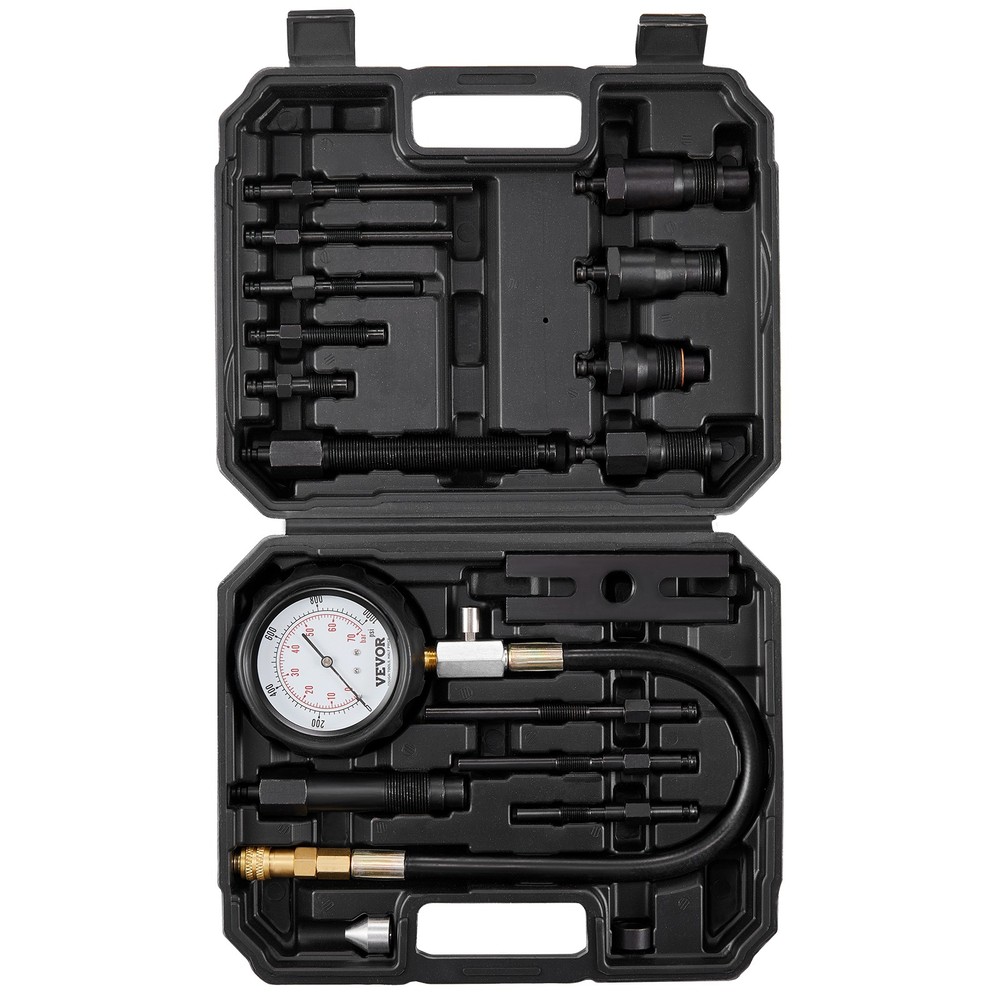 VEVOR Diesel Engine Cylinder Compression Tester Pressure Test Tool Kit 18 PCS