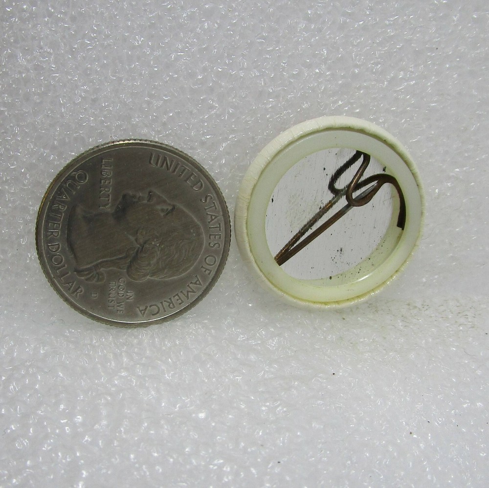 Clock Works Food Court Button Pin