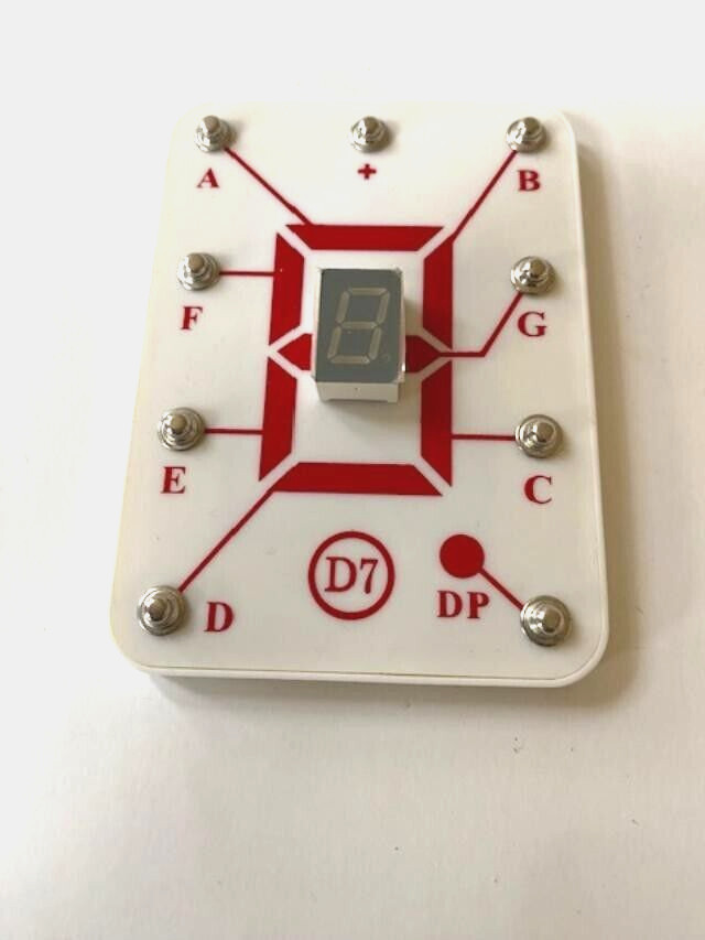 SNAP CIRCUITS Elenco 7 Segment LED Display (D7), Part # 6SCD7