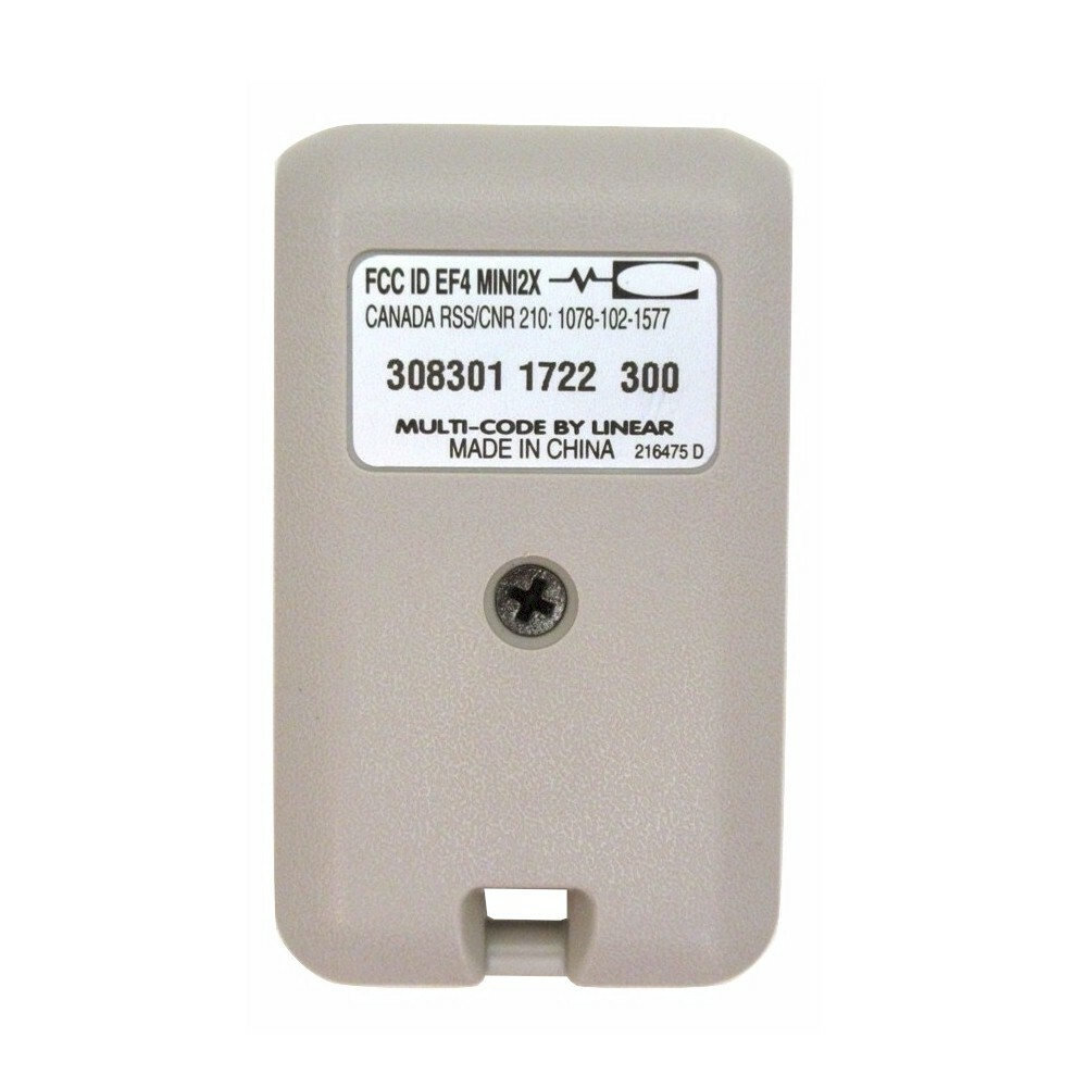 Multi-Code 308301 2-Button Key Chain Gate Garage Remote MultiCode MCS308301