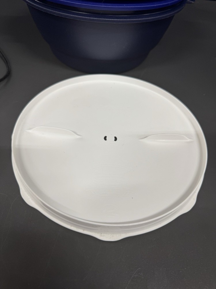 Tupperware Smart Multi-Cooker Microwave Steamer Cooker Blue SEE DESCRIPTION