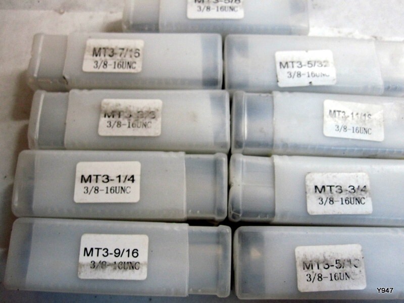 9 Pc Morse Taper Collet Set see description