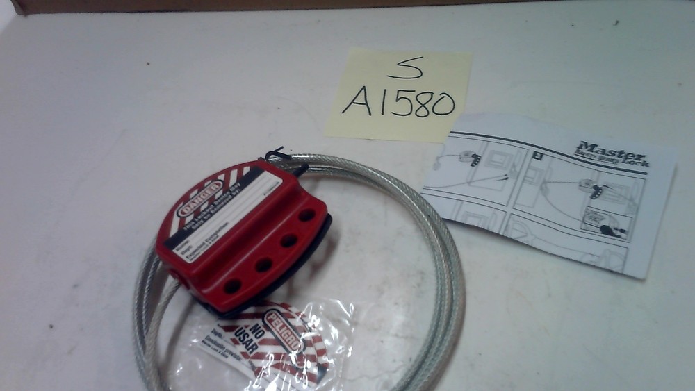 S806 MASTER LOCK CABLE LOCKOUT