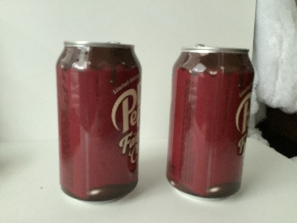 Limited Edition Dr. Pepper Fantastic Chocolate Empty Cans