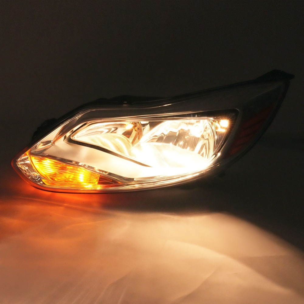 For Ford Focus 2012-2014 Chrome Halogen Headlight Replacement Driver Side Left