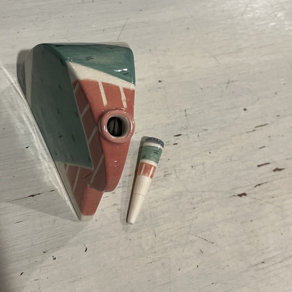 Eric chuy 1989 perfume bottle Ceramic Abstract Irregular Shape