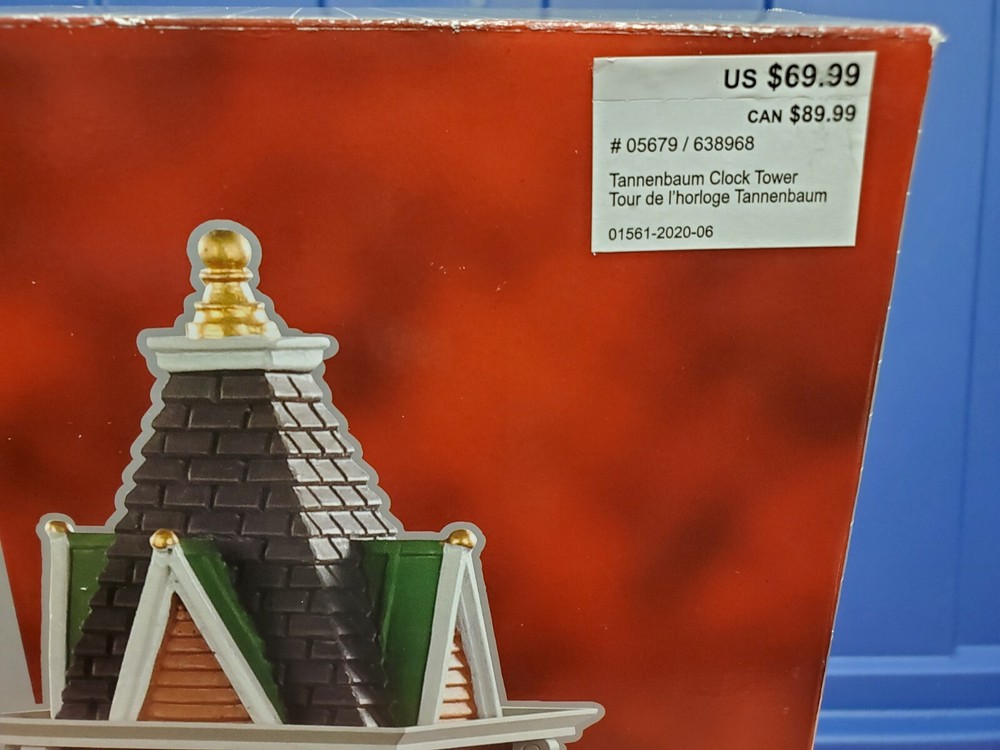 Lemax Christmas "Tannenbaum Clock Tower" Animated table Accent Lemax 2020 NEW