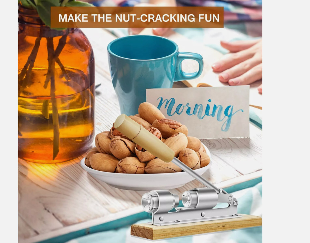 Pecans Almonds Nut Cracking Nutcrackers Tools NEW