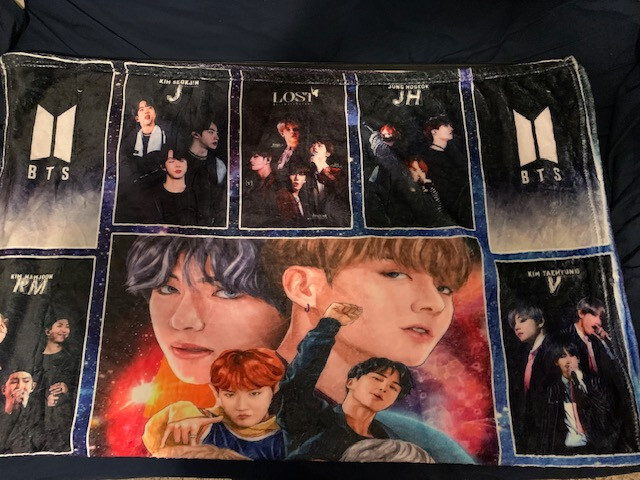 BTS Boy Band Blanket Soft Throw Lightweight Blanket