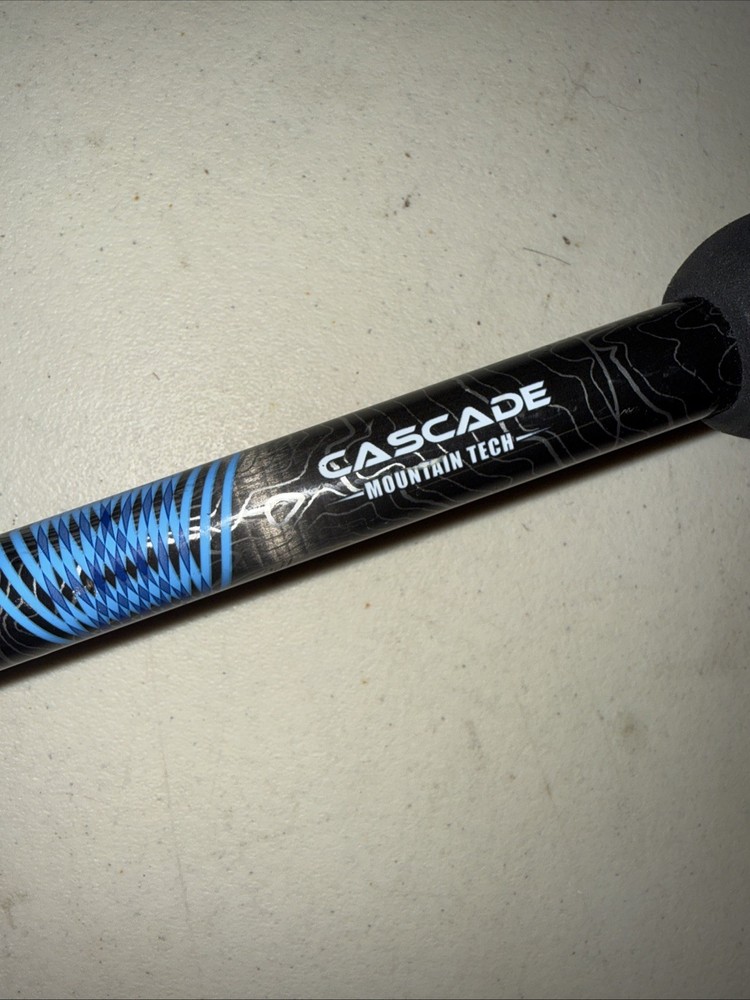 Cascade Mountain Tech Carbon Adjustable Walking Hiking Pole Cork Handle 8.4 oz