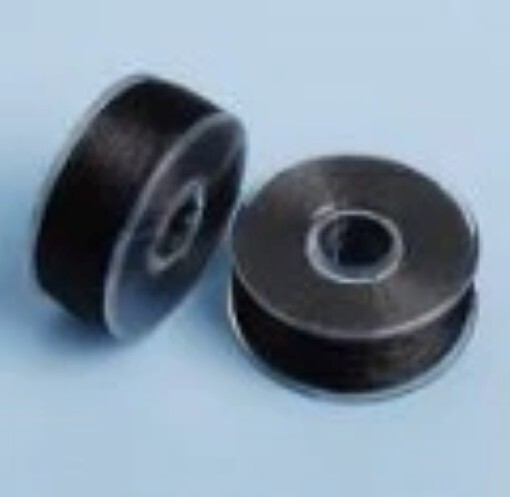 NEB 144ct Prewound Plastic Embroidery Bobbins Black