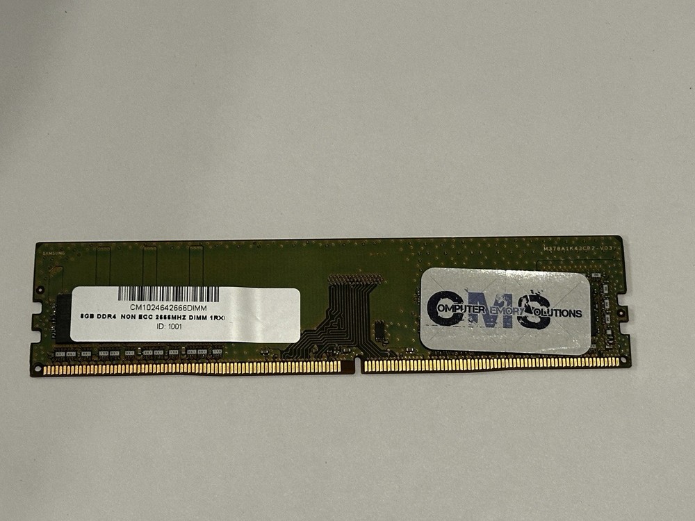 Computer Memory Solutions 8GB DDR4 2666MHz DIMM Non-ECC 288-Pin Memory Module