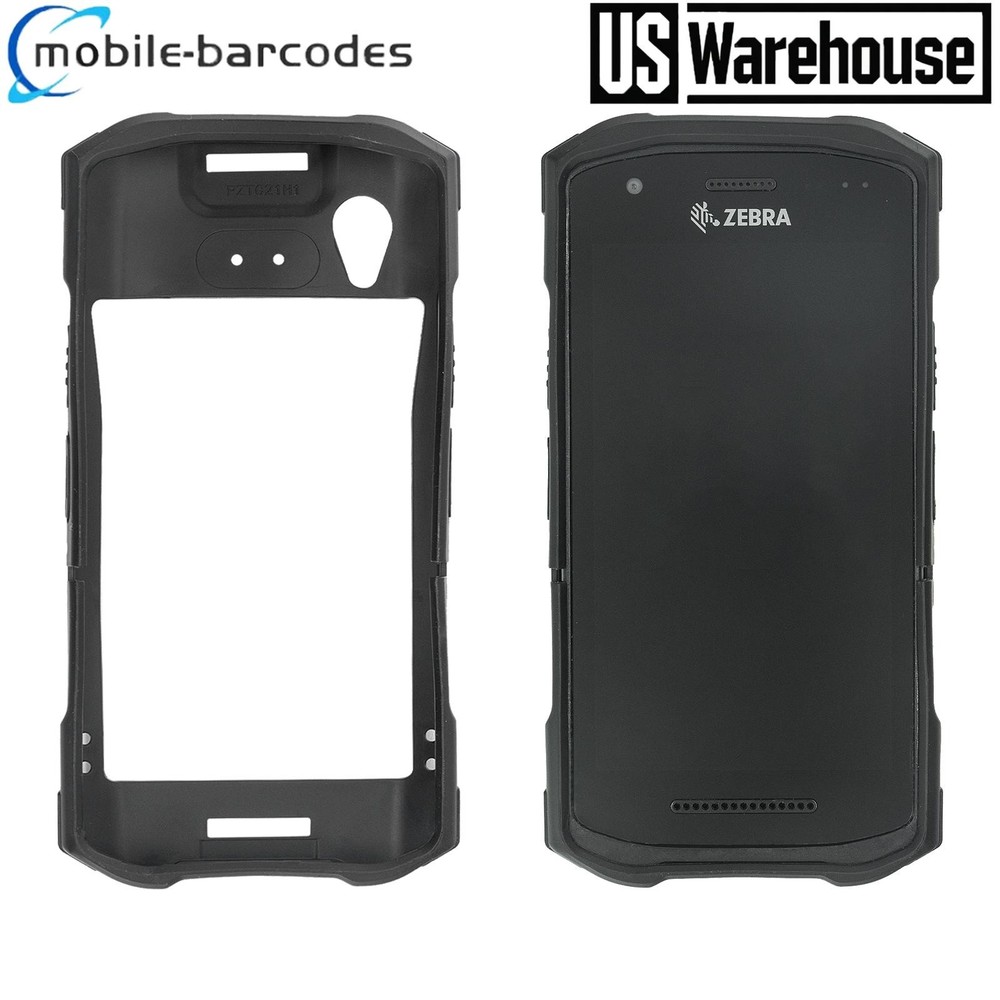 ⭐ For Zebra TC21 TC26 Protective Cover Case Rugged Boot Barcode Scanner Black ⭐