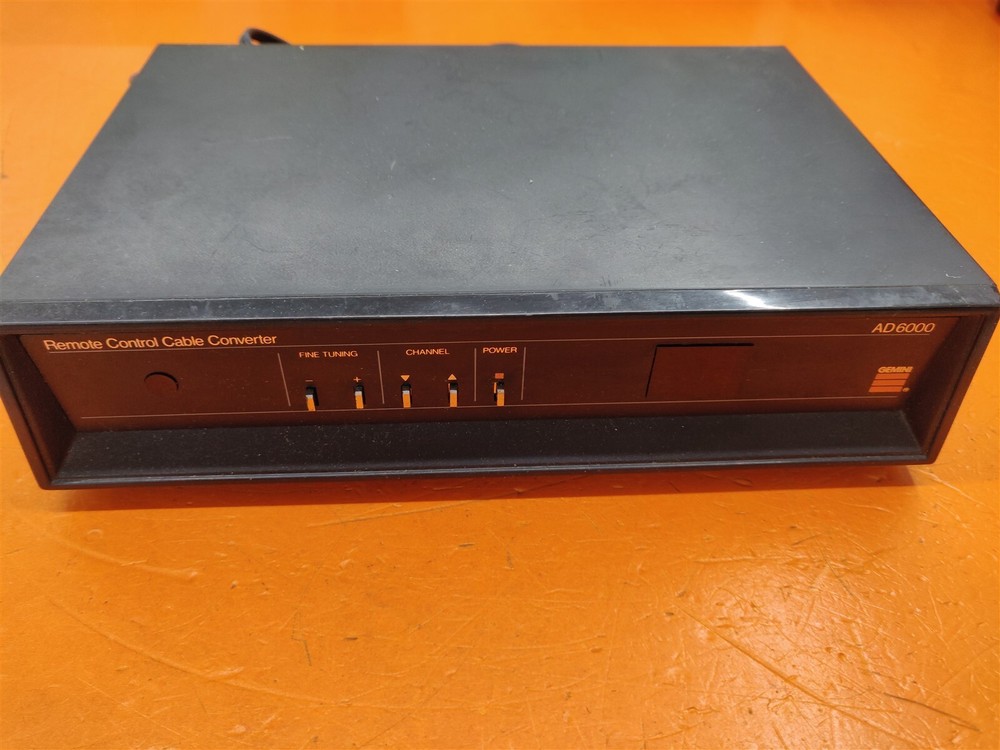 ⭐️⭐️⭐️⭐️⭐️ Gemini AD6000 Remote Control Cable Converter NO Remote