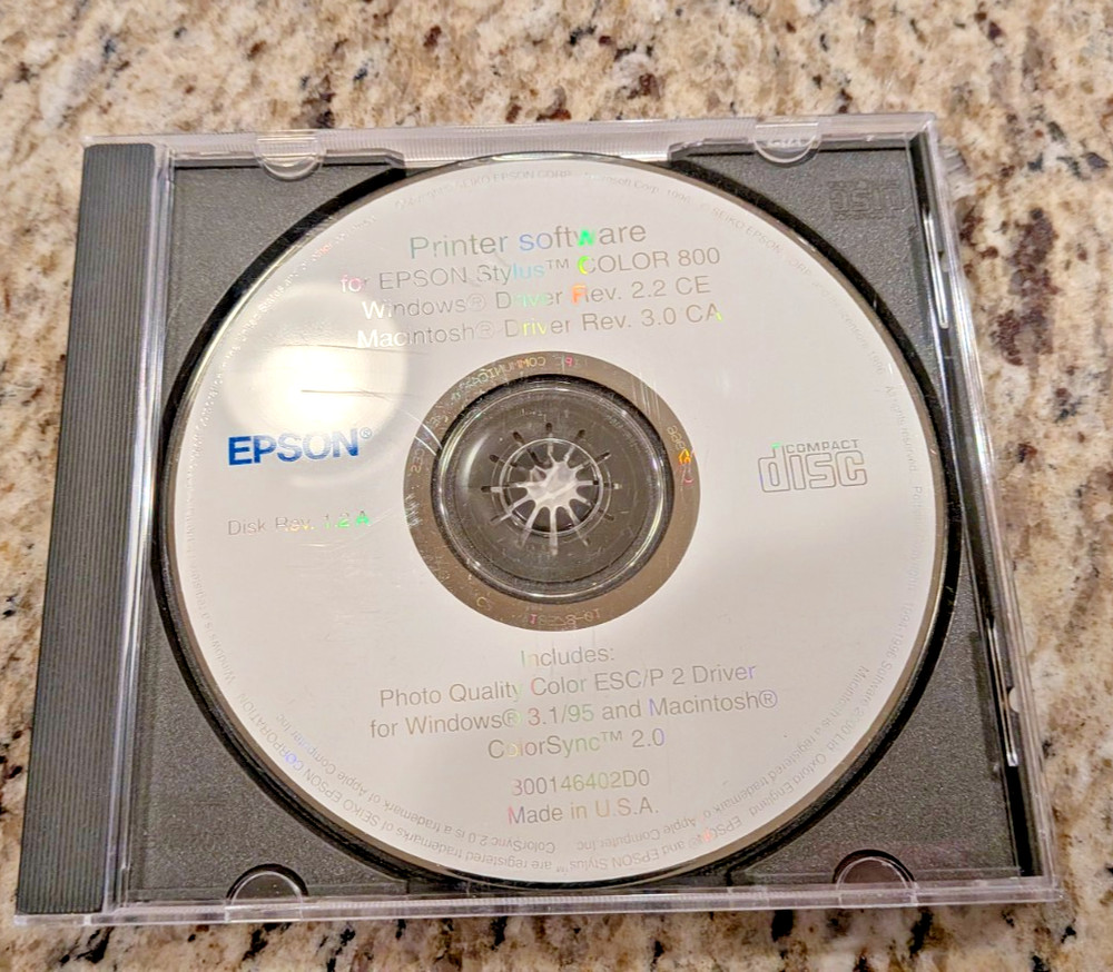 Printer Software for EPSON Stylus COLOR 800