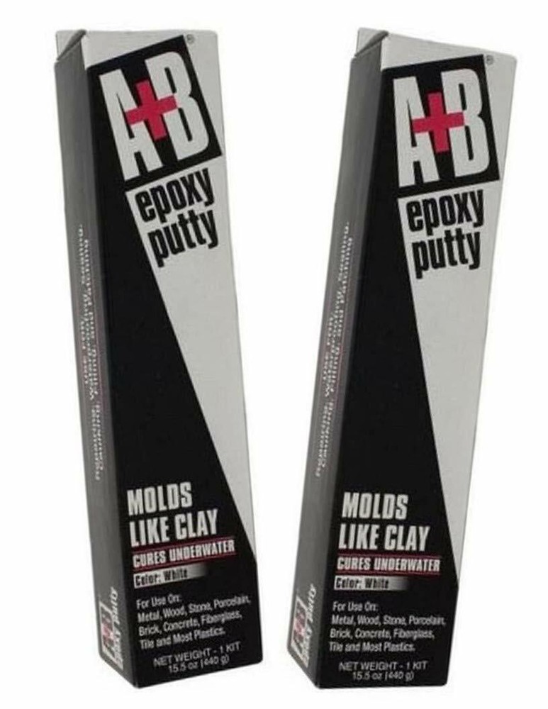Anderson A+B Epoxy 9904K White A+B Rezolin Epoxy Kit, 14 oz, 2-Pack