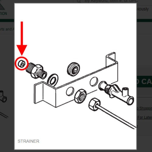 STRAINER #1011357-63