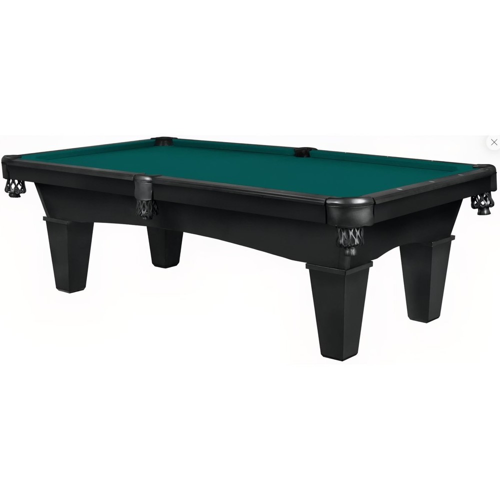 8' Mustang Pool Billiards Table - Raven - Black
