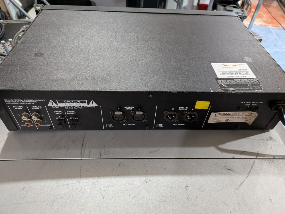 TASCAM MD-301 MKII MiniDisc Recorder Professional MD Deck Tested