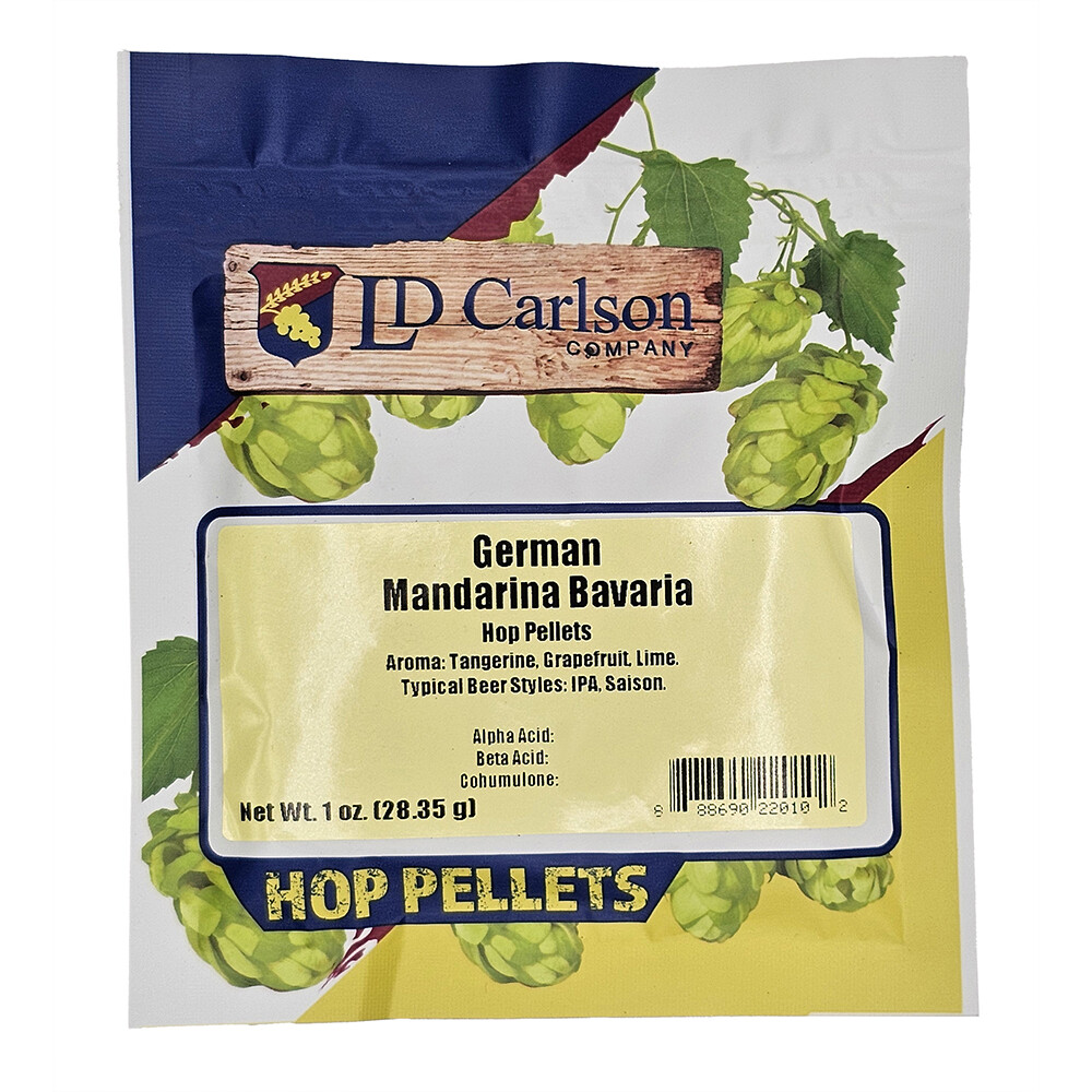 German Mandarina Bavaria - 1oz Pellet Hops