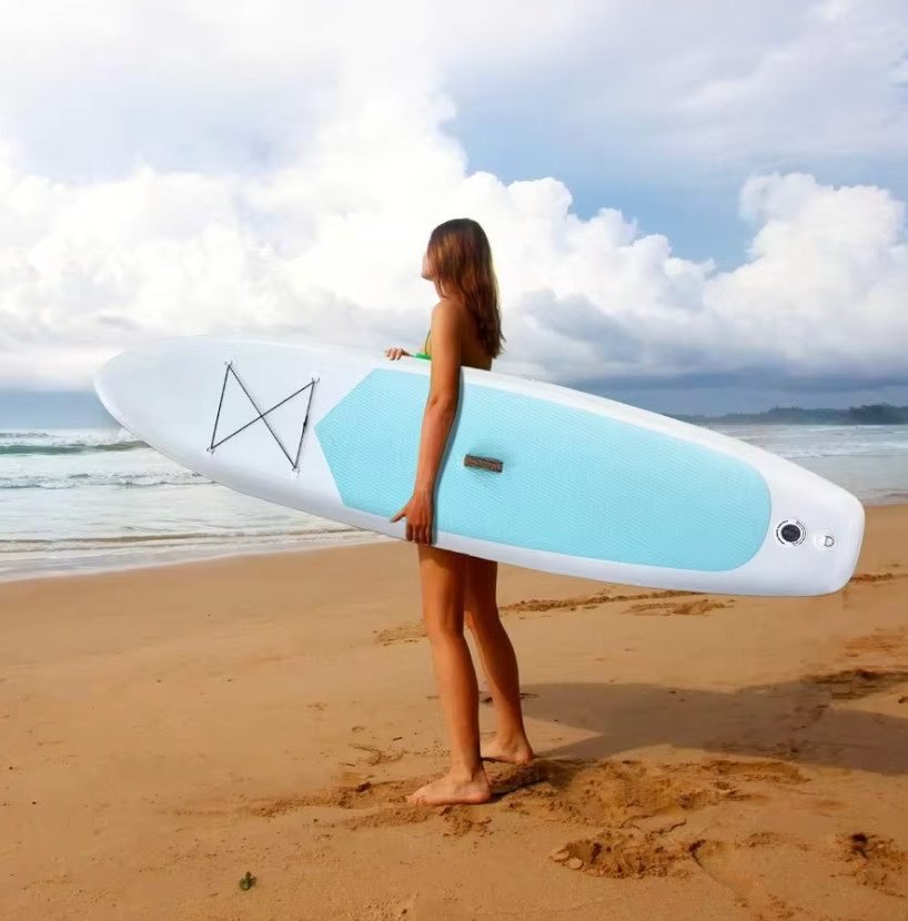 Paddle Board Inflatable SUP Board, Leash, Paddle, Hand Pump, extra Accessories
