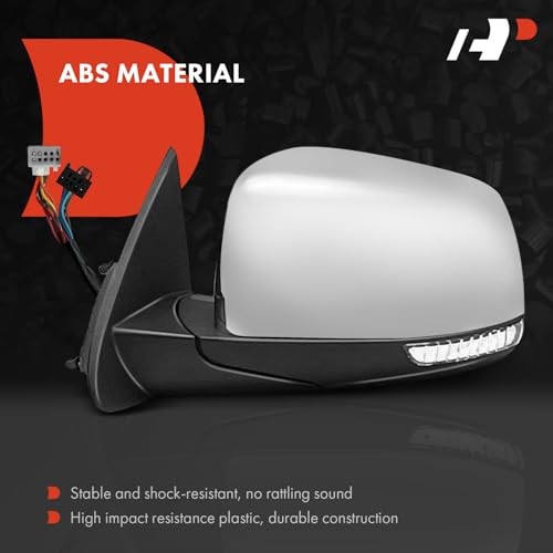 Driver Side Power Door Mirror - Compatible with Dodge Durango Left Driver Side