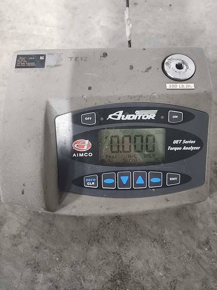 AIMCO  Torque Analyzer UET Series Capacity 100 lb. in