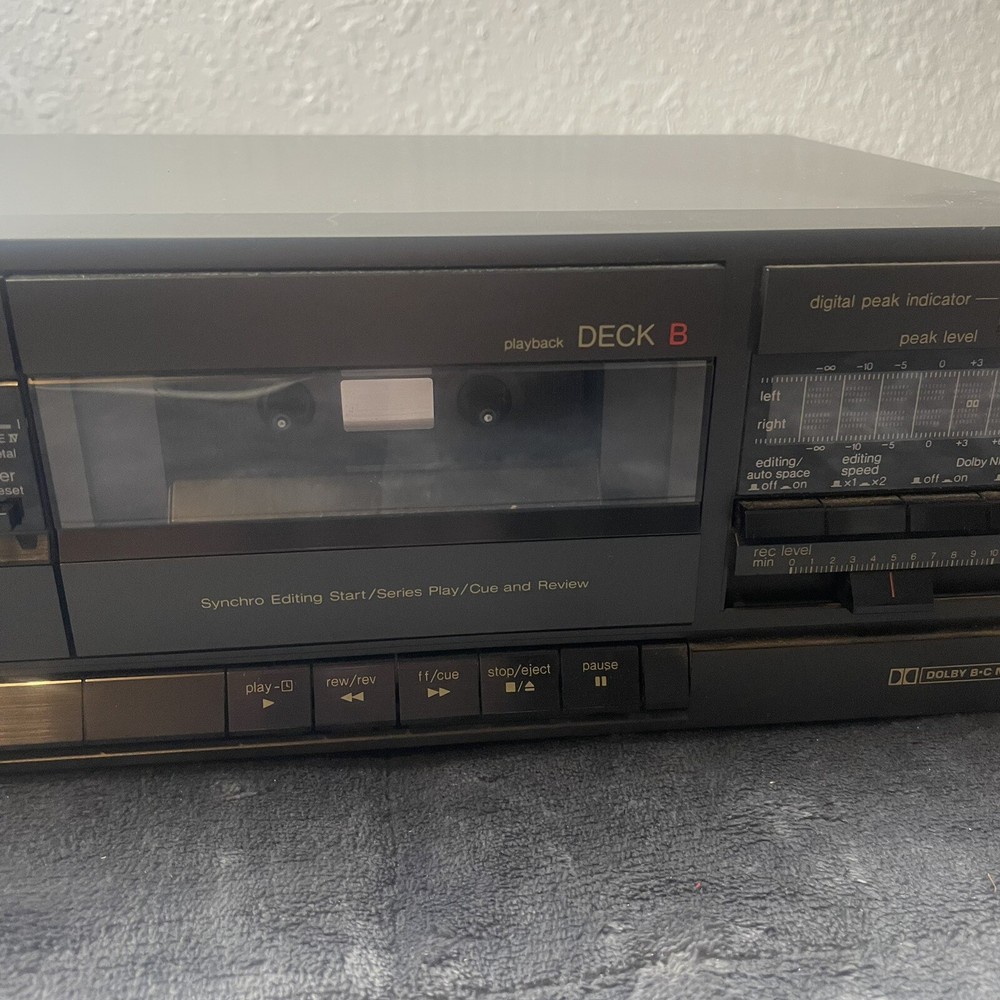 Vintage Technics RS-T22 Stereo Double Cassette Deck - Tested